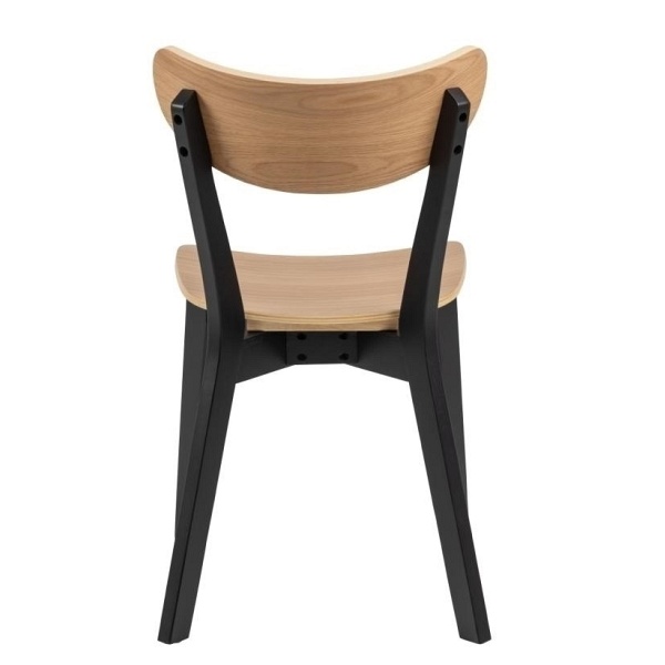 Krzesło Roxby naturalne czarne - ACTONA